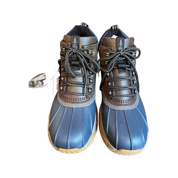 Bass Outdoor Field Duck Mid Boots -Brown/Navy -Size 9- NIB - Picture 2 of 7